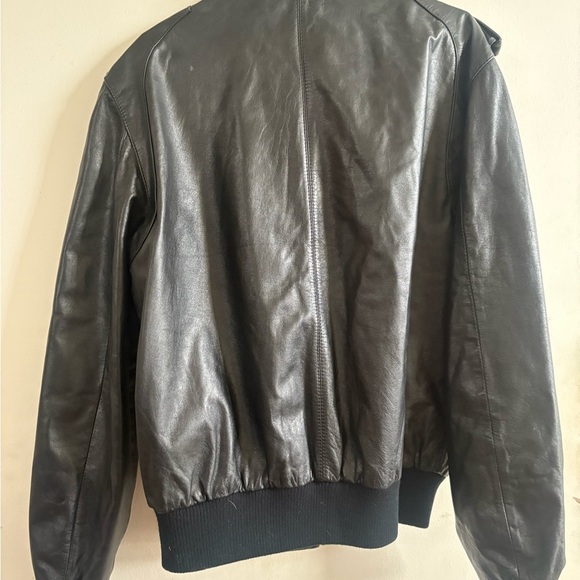Men's genuine  Leather Iconic Racer Jacket
size 44 L - Picture 7 of 7
